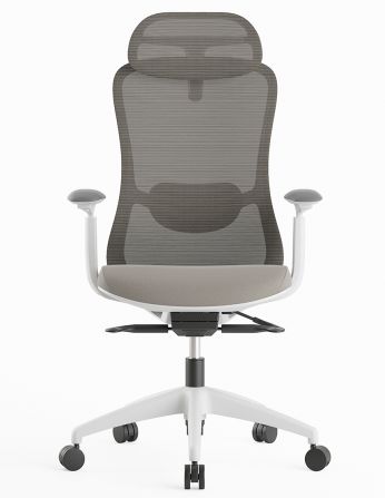 Крісло KRESLALUX SILKY GHW LIGHT GREY, ергономічне 2