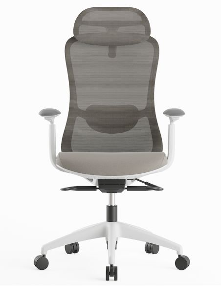 Крісло KRESLALUX SILKY GHW LIGHT GREY, ергономічне