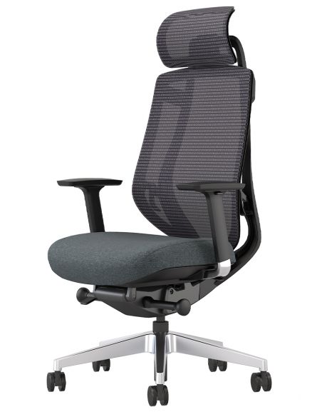 Крісло KRESLALUX OSIER-A BLACK, ергономічне