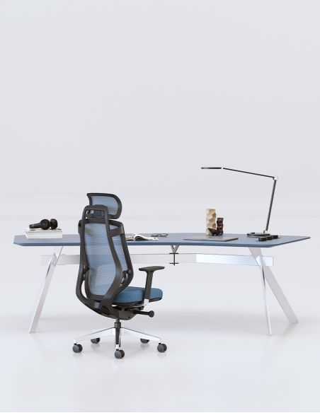 Крісло KRESLALUX OSIER-A BLUE, ергономічне