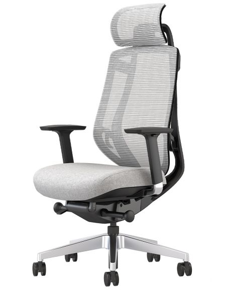 Крісло KRESLALUX OSIER-A GREY, ергономічне
