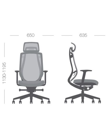 Крісло KRESLALUX OSIER-A RED, ергономічне