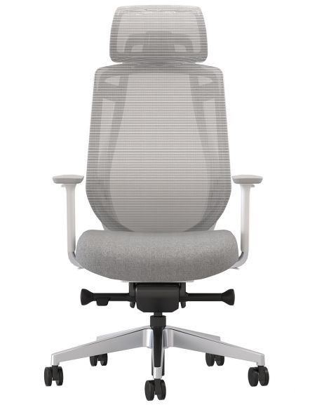 Крісло KRESLALUX OSIER-A-BS GREY, ергономічне