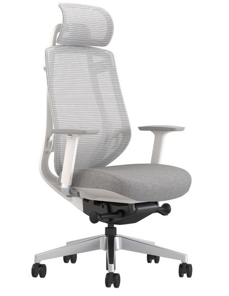 Крісло KRESLALUX OSIER-A-BS GREY, ергономічне