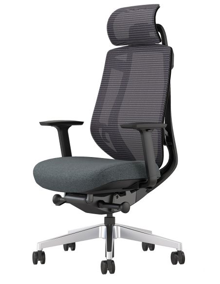 Крісло KRESLALUX OSIER-A1 BLACK, ергономічне