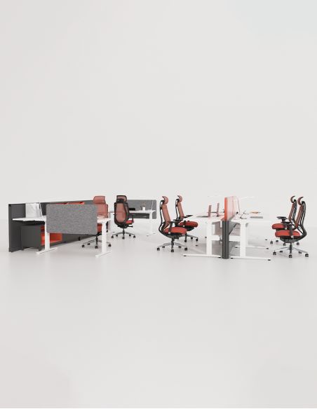 Крісло KRESLALUX OSIER-A1 RED, ергономічне