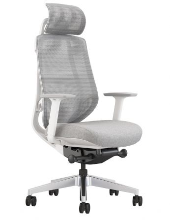 Крісло KRESLALUX OSIER-A1-BS GREY, ергономічне