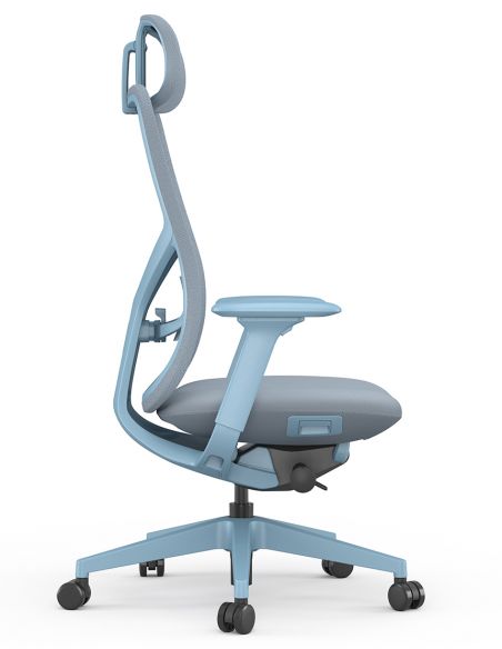 Крісло KRESLALUX ANTLER EAN-001A BLUE, ергономічне