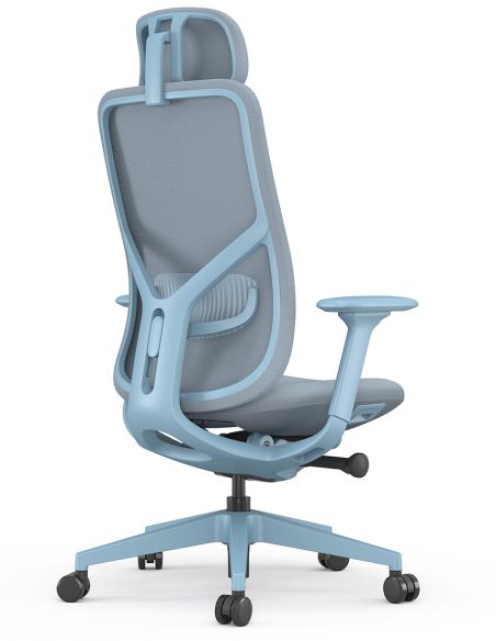 Крісло KRESLALUX ANTLER EAN-001A BLUE, ергономічне