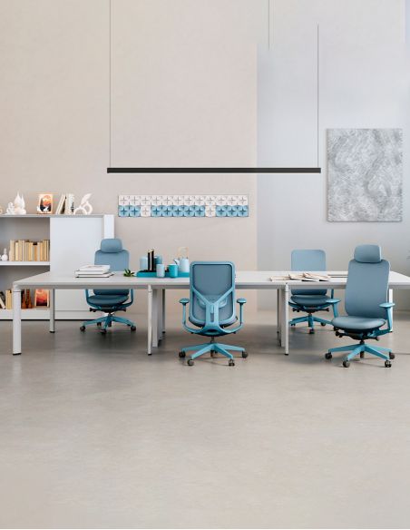 Крісло KRESLALUX ANTLER EAN-001A BLUE, ергономічне