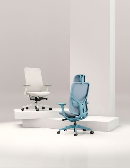 Крісло KRESLALUX ANTLER EAN-001A BLUE, ергономічне