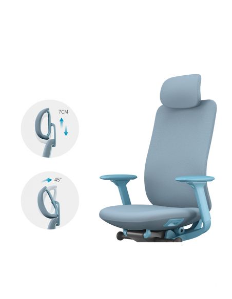 Крісло KRESLALUX ANTLER EAN-001A BLUE, ергономічне