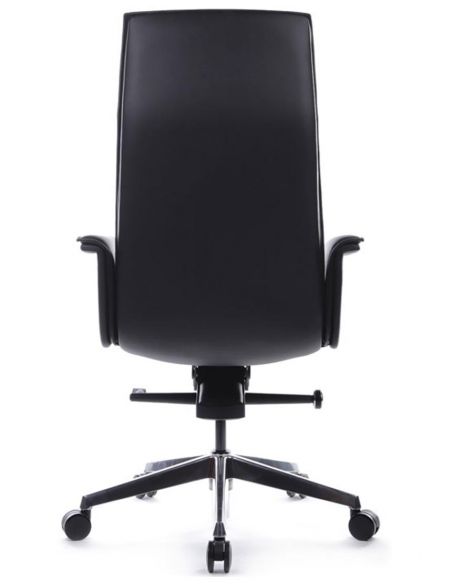 Крісло A1819-2 для керівника, чорне, шкіряне