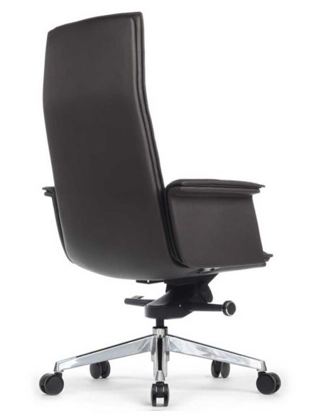 Крісло A1819-2 для керівника, коричневе, шкіряне