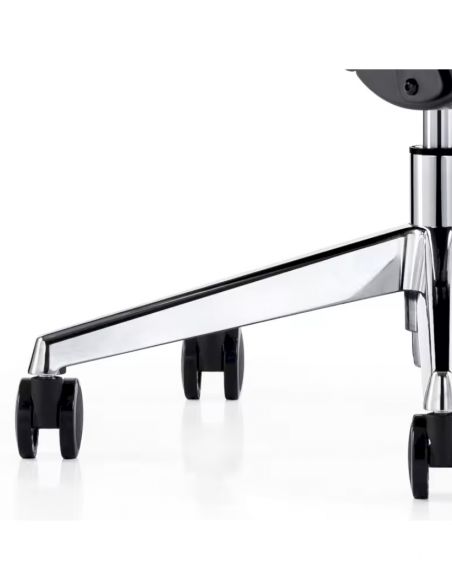 Крісло A1811 BL для керівника, чорне, шкіряне