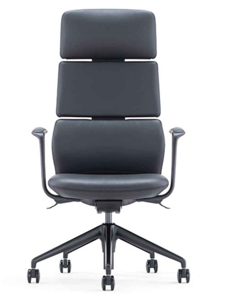 Крісло FK013-A12 для керівника, шкіряне, коричневий колір