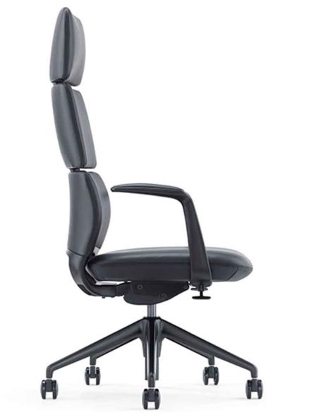 Крісло FK013-A12 для керівника, шкіряне, коричневий колір