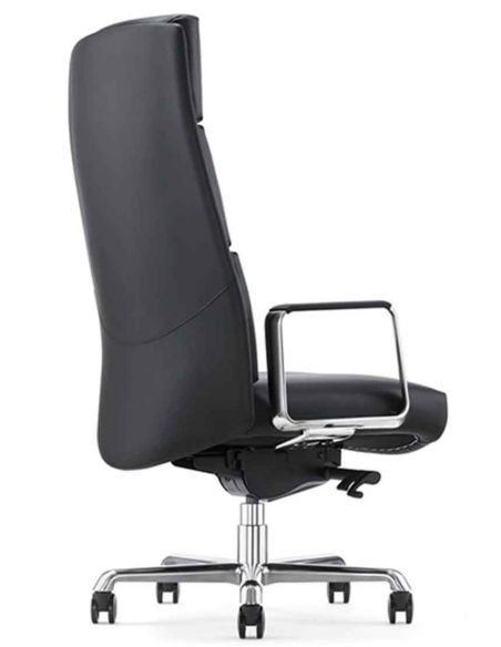 Крісло A2415-P для керівника, шкіряне, чорний колір