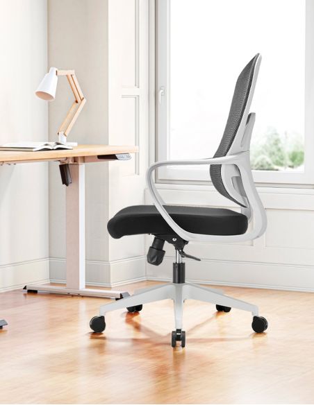 Крісло KRESLALUX GO-SIT 645-B LIGHT GREY, ергономічне
