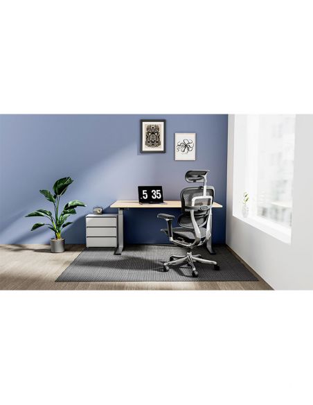 Крісло ERGOHUMAN ELITE 2 (EHE2-AB-HBM-F-5D-L), ергономічне, з тканинним сидінням