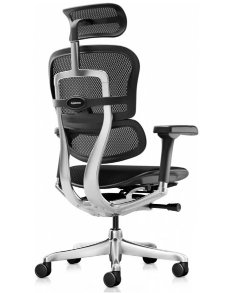 Крісло ERGOHUMAN ELITE 2 (EHE2-AB-HBM-F-5D-L), ергономічне, з тканинним сидінням