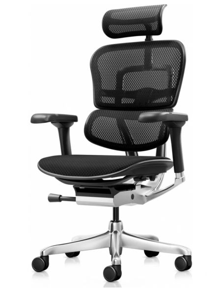 Крісло ERGOHUMAN ELITE 2 (EHE2-AB-HBM-F-5D-L), ергономічне, з тканинним сидінням