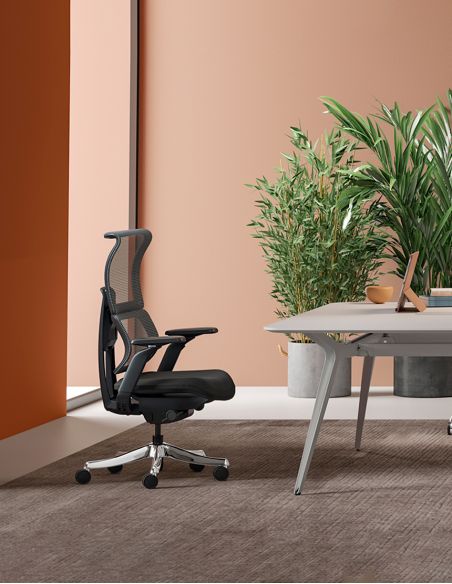 Крісло KRESLALUX FLAMINGO BLACK, ергономічне