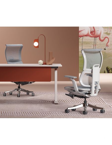 Крісло KRESLALUX FLAMINGO GREY, ергономічне