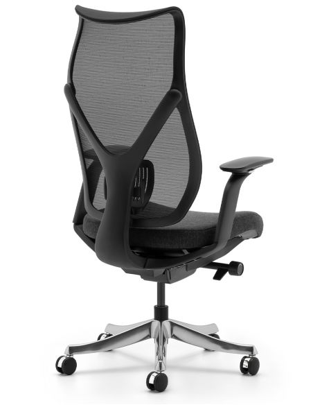 Крісло KRESLALUX HERMES BLACK, ергономічне