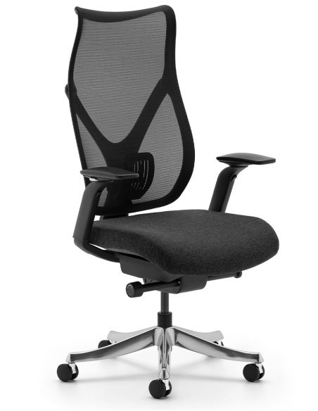 Крісло KRESLALUX HERMES BLACK, ергономічне