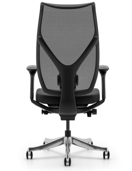 Крісло KRESLALUX HERMES BLACK, ергономічне