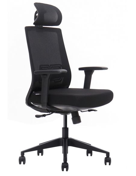 Крісло KRESLALUX HOLDER BLACK, ергономічне