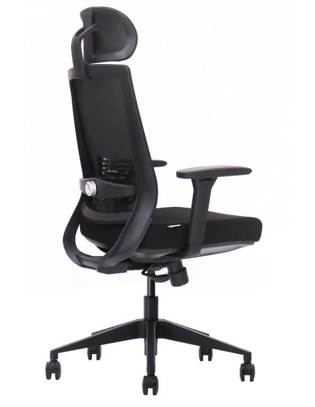 Крісло KRESLALUX HOLDER BLACK, ергономічне