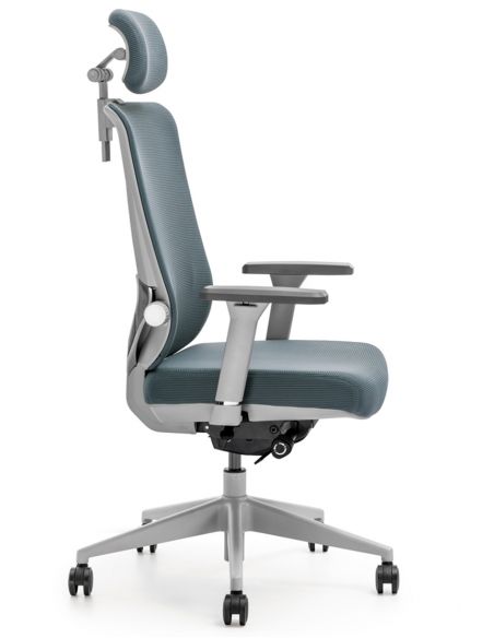 Крісло KRESLALUX M6-GAS GREY, ергономічне