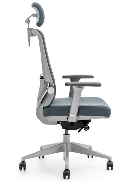 Крісло KRESLALUX M6-GAS GREY, ергономічне