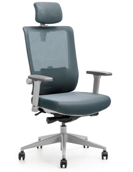 Крісло KRESLALUX M6-GAS GREY, ергономічне