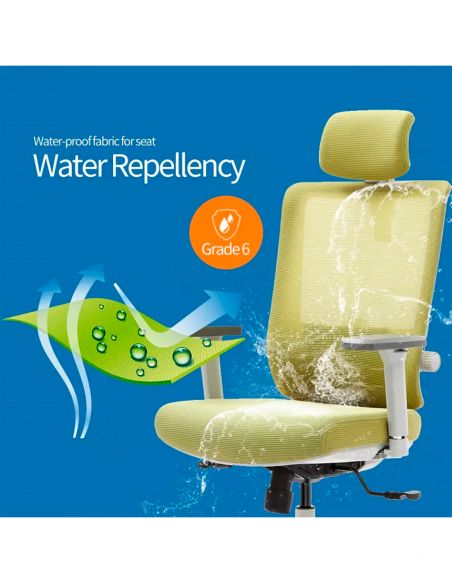 Крісло KRESLALUX M6-GAS GREY, ергономічне