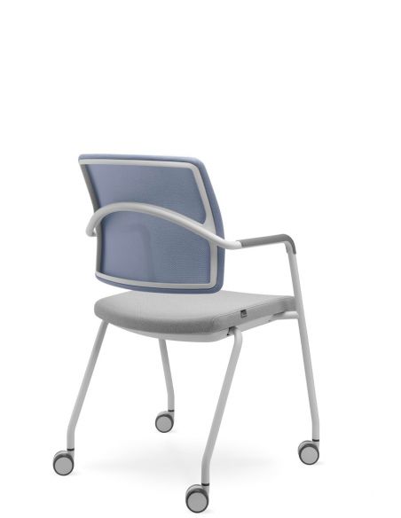 Крісло LD SEATING ARCUS 251-N8, RU60 для відвідувачів, на колесах