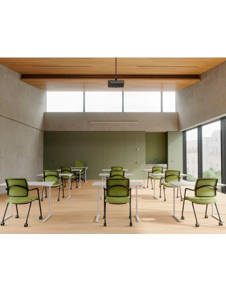 Крісло LD SEATING ARCUS 251-N8, RU60 для відвідувачів, на колесах