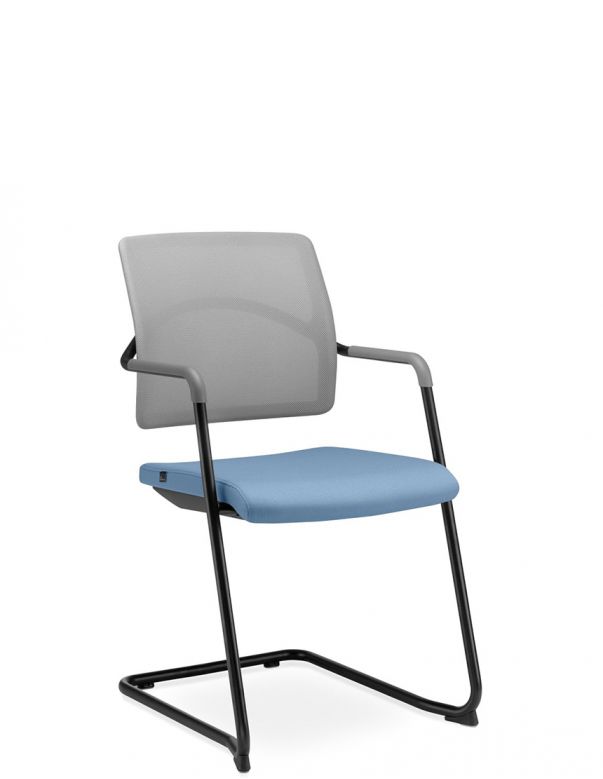 Крісло LD SEATING ARCUS 250-Z-N1 для відвідувачів, на полозах