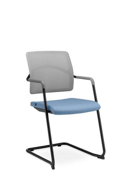 Крісло LD SEATING ARCUS 250-Z-N1 для відвідувачів, на полозах