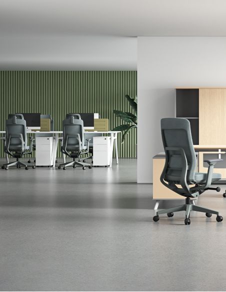 Крісло KRESLALUX GRAPHIS 8016-A DARK GREY, ергономічне