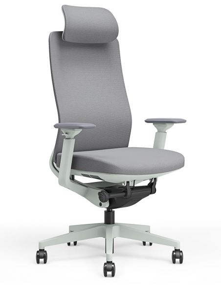 Крісло KRESLALUX GRAPHIS 8016-A LIGHT GREY, ергономічне