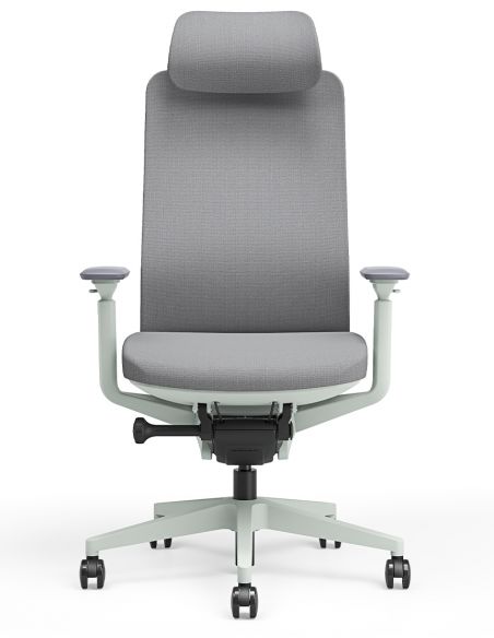 Крісло KRESLALUX GRAPHIS 8016-A LIGHT GREY, ергономічне