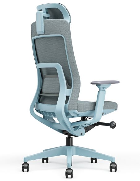 Крісло KRESLALUX GRAPHIS 8016-A SNOWY BLUE, ергономічне