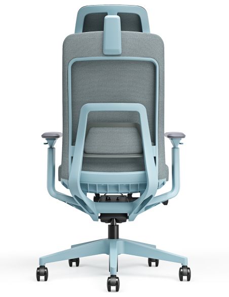 Крісло KRESLALUX GRAPHIS 8016-A SNOWY BLUE, ергономічне