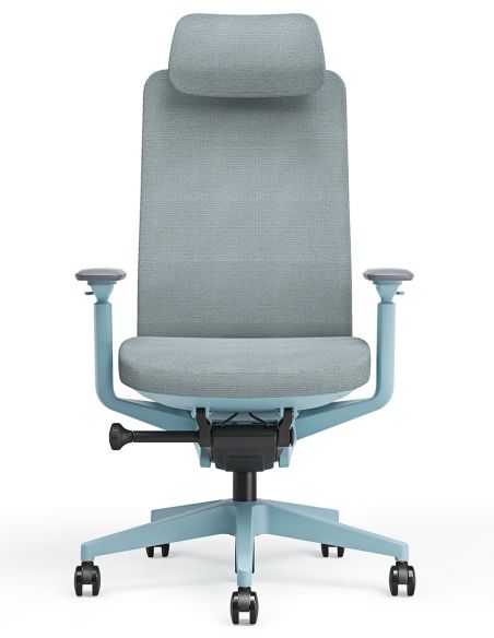 Крісло KRESLALUX GRAPHIS 8016-A SNOWY BLUE, ергономічне