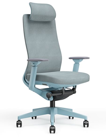 Крісло KRESLALUX GRAPHIS 8016-A SNOWY BLUE, ергономічне