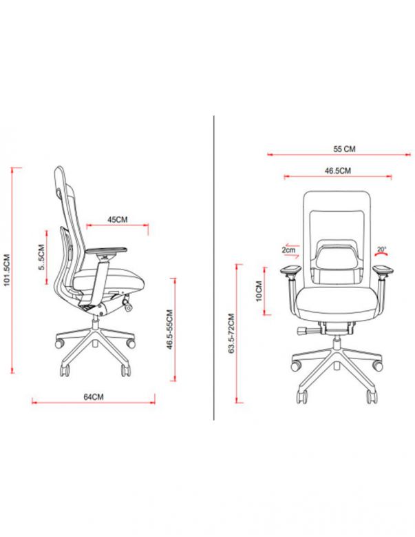 Крісло KRESLALUX GRAPHIS 8016-B...