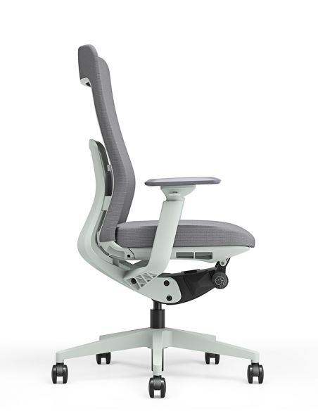 Крісло KRESLALUX GRAPHIS 8016-B LIGHT GREY, ергономічне